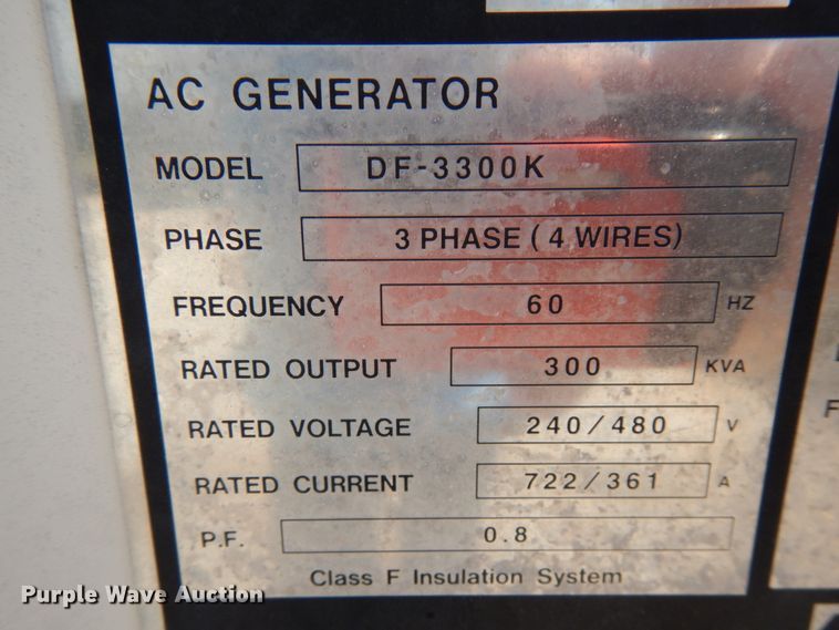 image for item KK9119 Whisperwatt DCA-300SSK4  generator