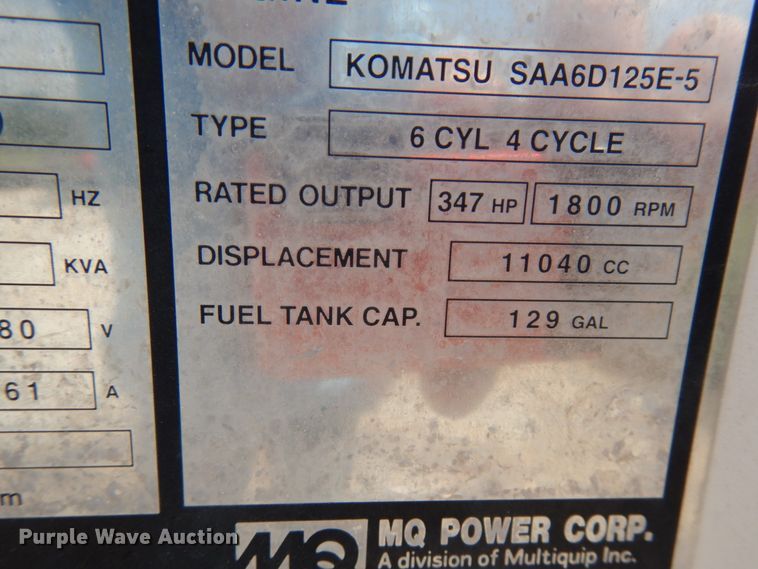 image for item KK9119 Whisperwatt DCA-300SSK4  generator