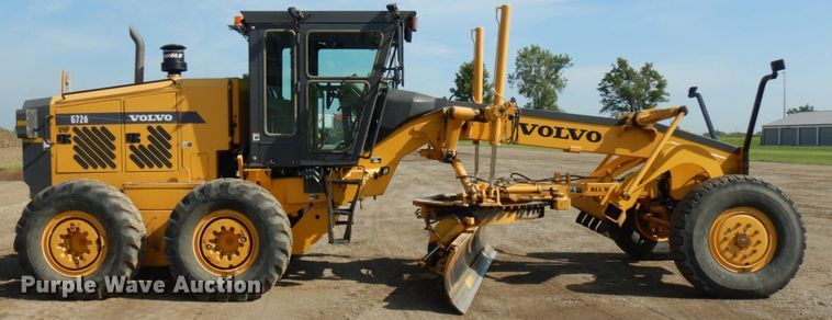 image for item KK9123 2002 Volvo G726  VHP motor grader