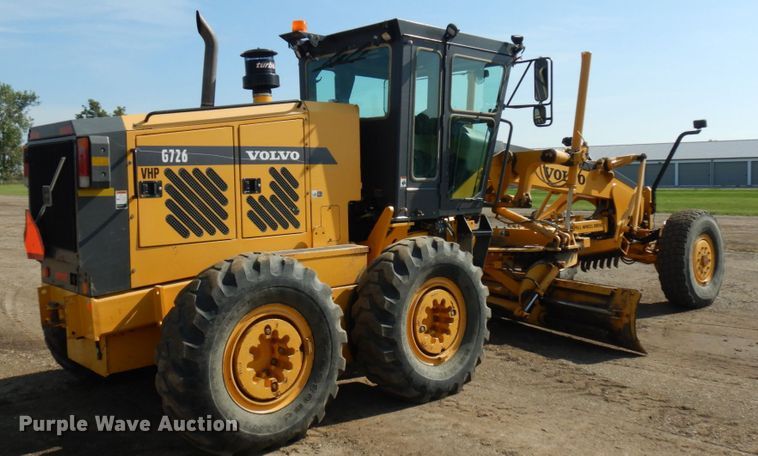 image for item KK9123 2002 Volvo G726  VHP motor grader