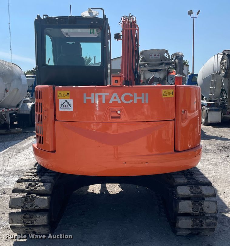 image for item KK9450 2013 Hitachi ZX85USBLC-3  mini excavator