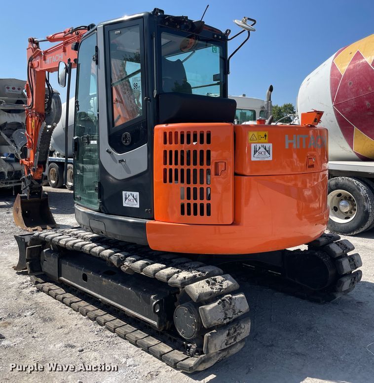 image for item KK9450 2013 Hitachi ZX85USBLC-3  mini excavator