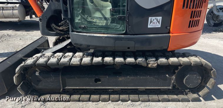 image for item KK9450 2013 Hitachi ZX85USBLC-3  mini excavator