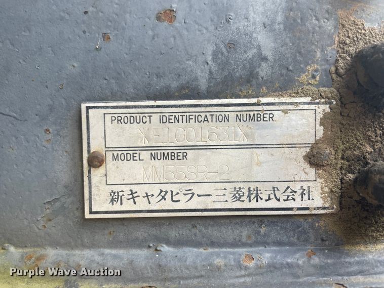 image for item KK9500 Mitsubishi MM55SR  mini excavator