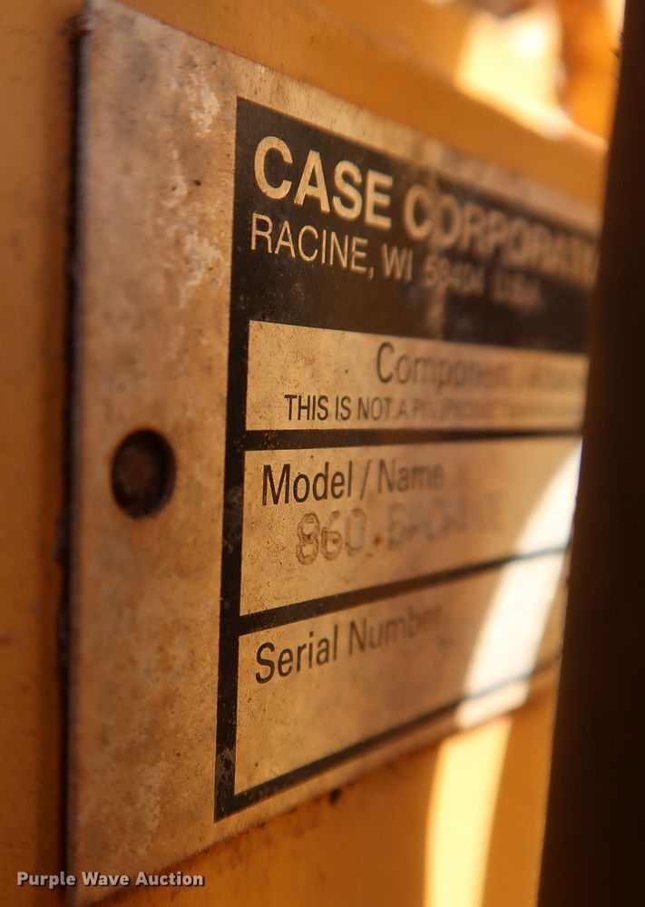 image for item KQ9778 Case 860  trencher