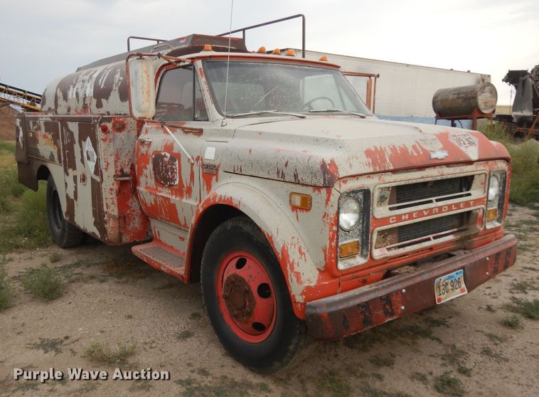 image for item KU9326 1972 Chevrolet C50  fuel truck