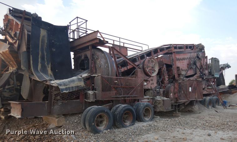 image for item KU9328 Portec 360-S  triple roll crusher plant