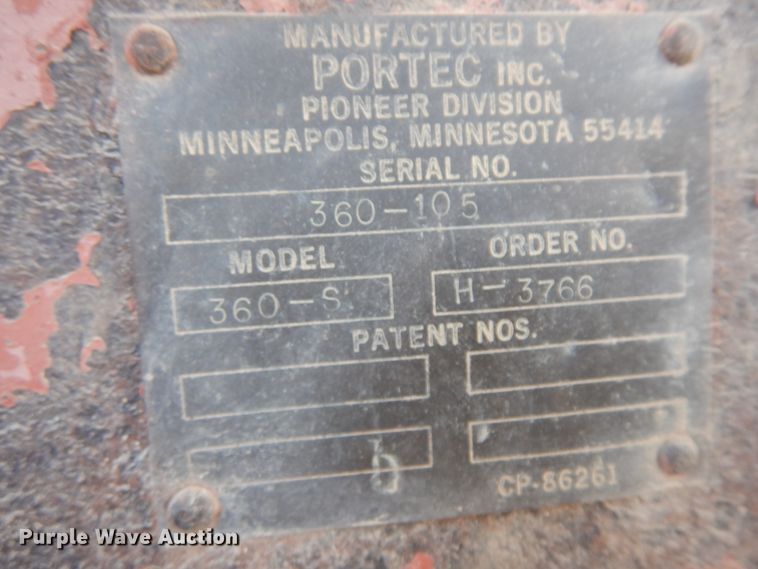 image for item KU9328 Portec 360-S  triple roll crusher plant