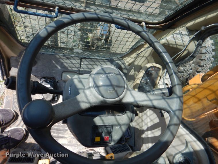 image for item KW9788 2007 Samsung SE170 W-3  wheeled excavator