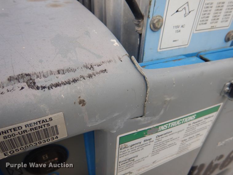 image for item KW9797 2008 Genie GR-20  vertical lift