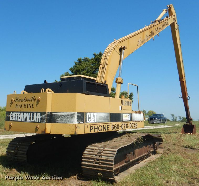 image for item KW9809 1992 Caterpillar EL240B  long reach excavator