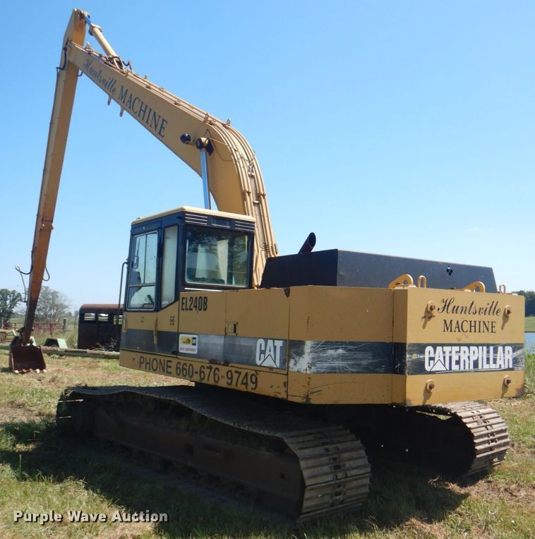 image for item KW9809 1992 Caterpillar EL240B  long reach excavator