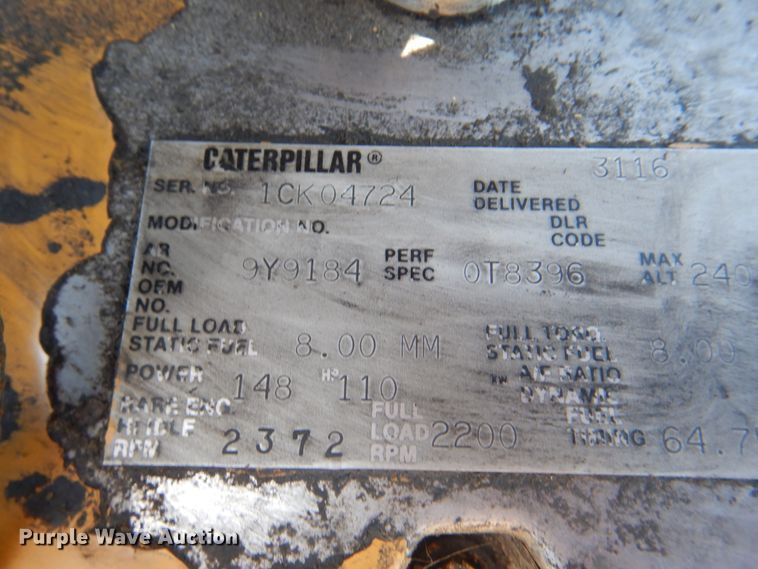 image for item KW9809 1992 Caterpillar EL240B  long reach excavator