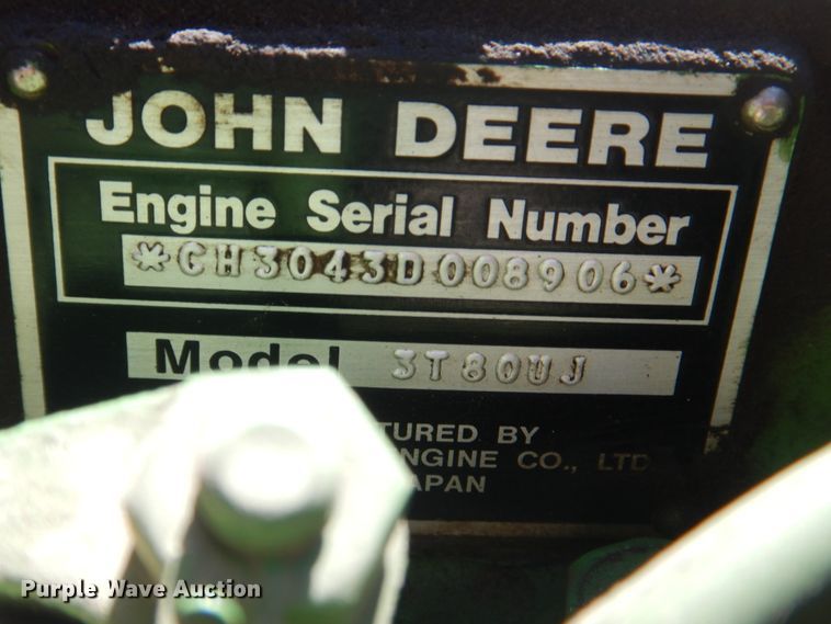 image for item KW9876 John Deere 750  MFWD tractor