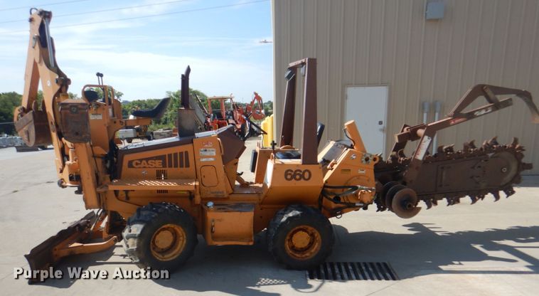 image for item KW9878 1992 Case 660  trencher