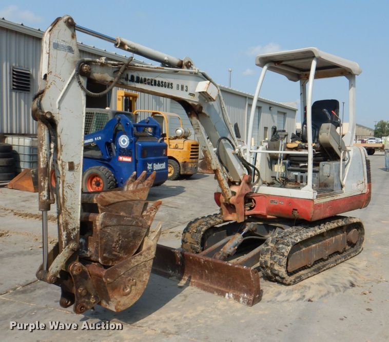 image for item KX9449 2006 Takeuchi TB125  mini excavator