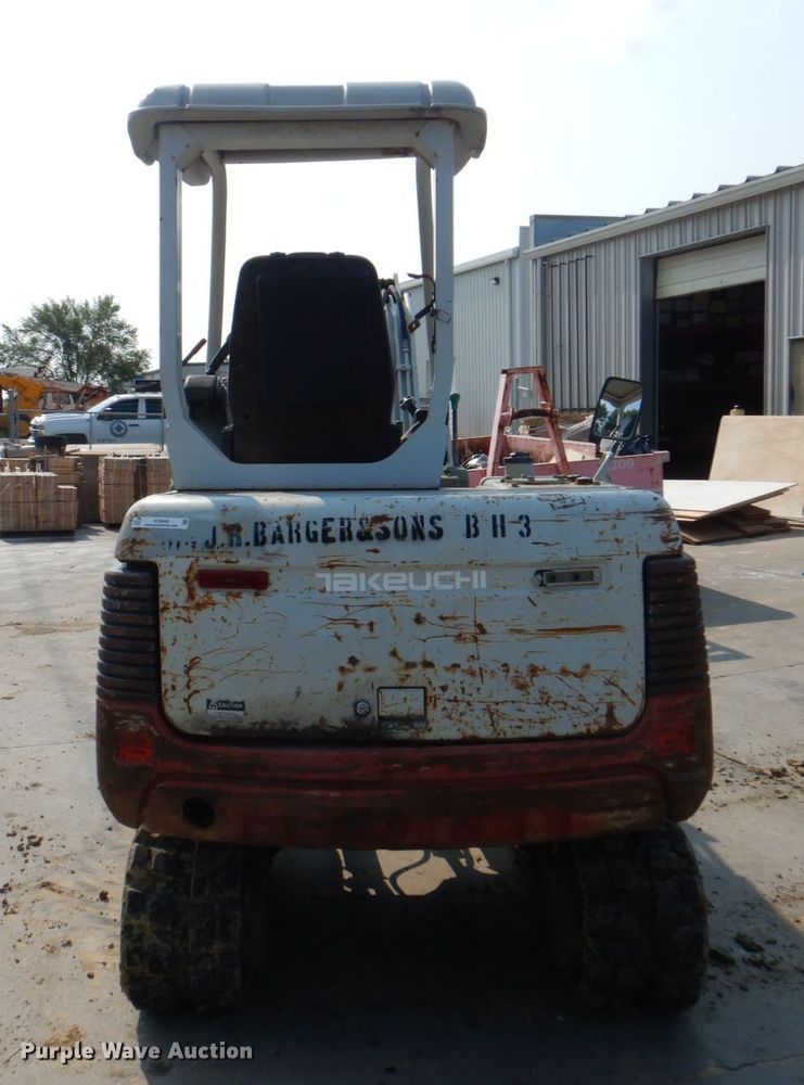 image for item KX9449 2006 Takeuchi TB125  mini excavator