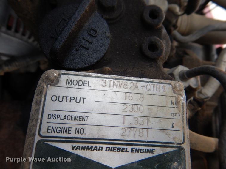 image for item KX9449 2006 Takeuchi TB125  mini excavator