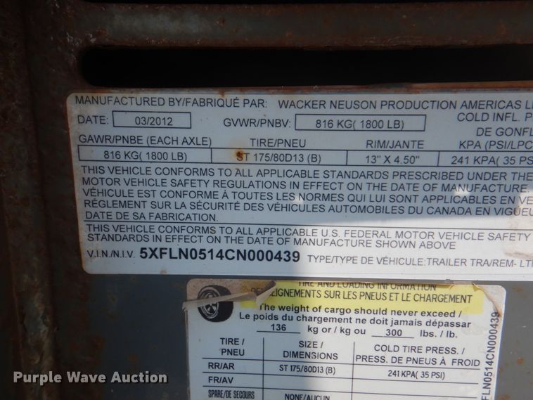 image for item KX9458 Wacker Neuson LTN6  light plant