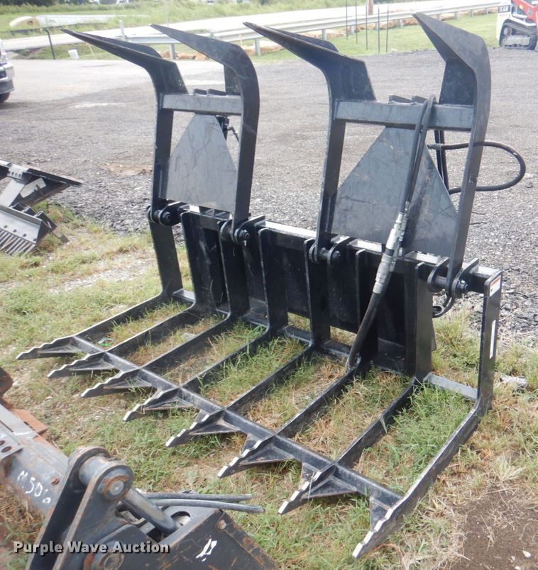 image for item KX9460 Balemaster BM2500-SK-STR-GRAPPLE 73"W skid steer grapple bucket
