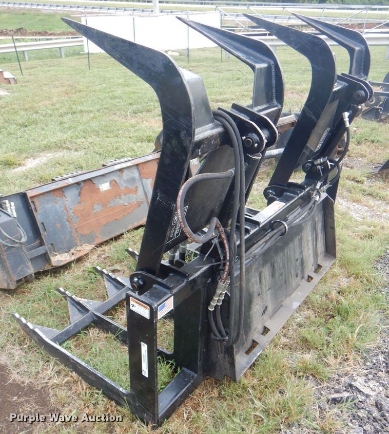 image for item KX9460 Balemaster BM2500-SK-STR-GRAPPLE 73"W skid steer grapple bucket