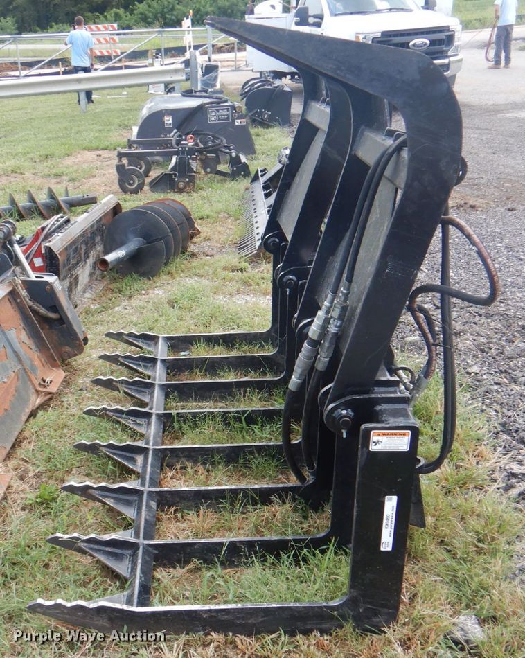 image for item KX9460 Balemaster BM2500-SK-STR-GRAPPLE 73"W skid steer grapple bucket