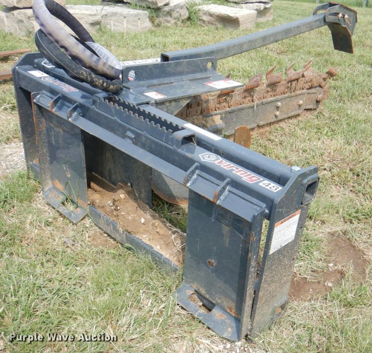 image for item KX9461 Virnig skid steer trencher