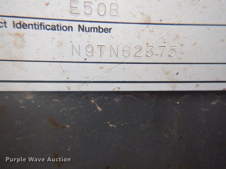 image for item KX9643 New Holland E50B  mini excavator