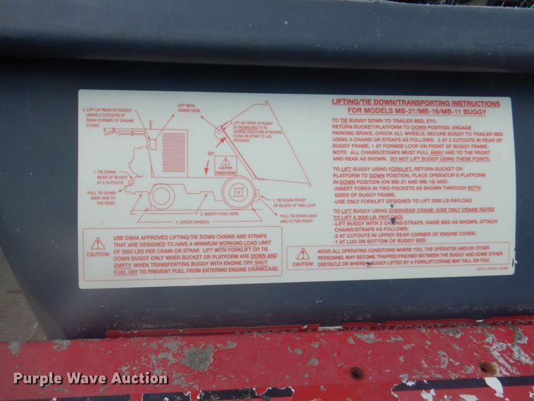 image for item KX9650 Allen Engineering AR21 power buggy