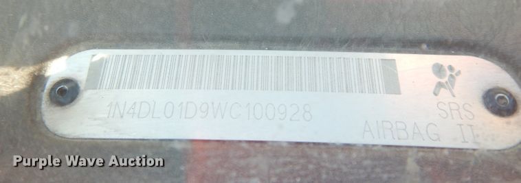 image for item DG0794 1998 Nissan Altima