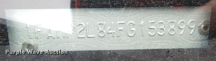 image for item DG0814 2015 Ford Taurus Police Interceptor