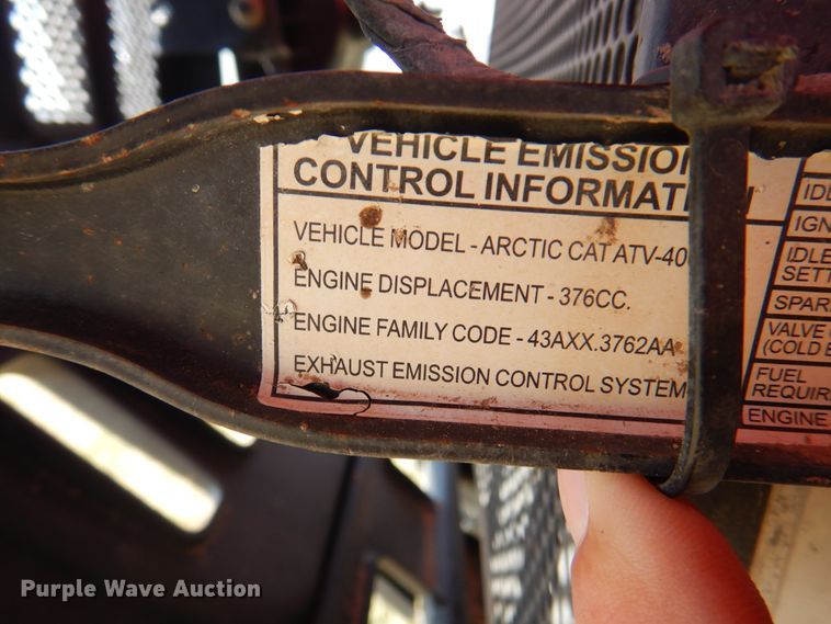 image for item DK8171 2004 Arctic Cat 400  ATV