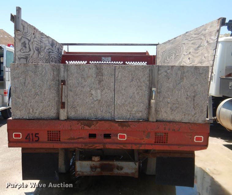 image for item DL0374 1996 Ford F450 Super Duty  dump flatbed truck