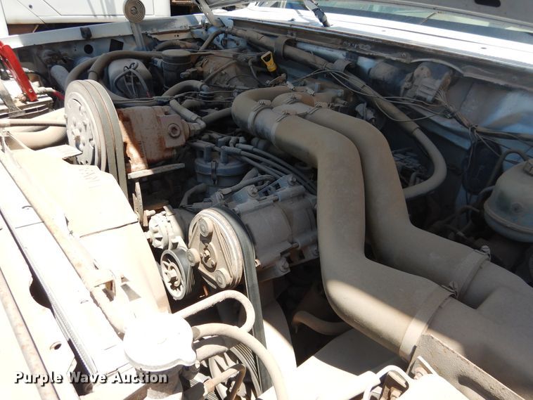 image for item DL0374 1996 Ford F450 Super Duty  dump flatbed truck