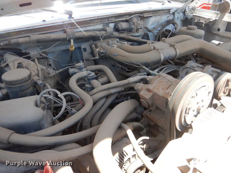 image for item DL0374 1996 Ford F450 Super Duty  dump flatbed truck