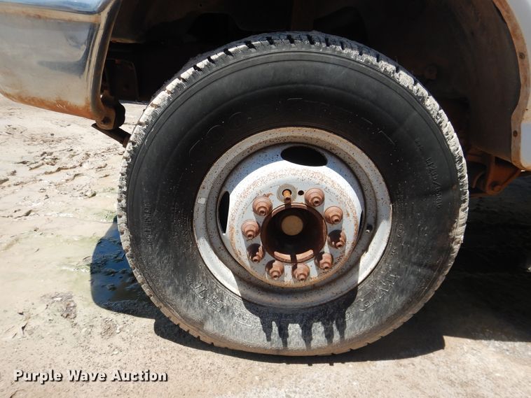 image for item DL0374 1996 Ford F450 Super Duty  dump flatbed truck