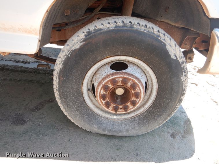 image for item DL0374 1996 Ford F450 Super Duty  dump flatbed truck