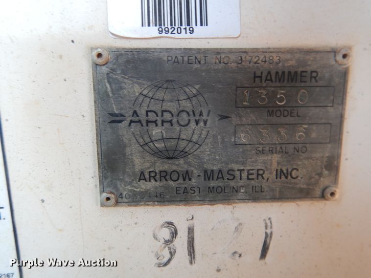 image for item DL0391 Arrow 1350  drop hammer