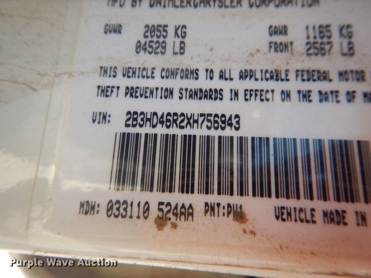 image for item DL0402 1999 Dodge Intrepid