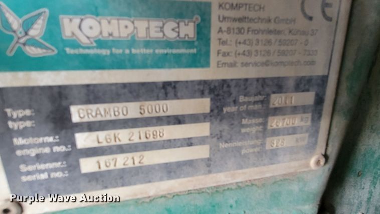 image for item DL5744 2011 Crambo 5000  shredder