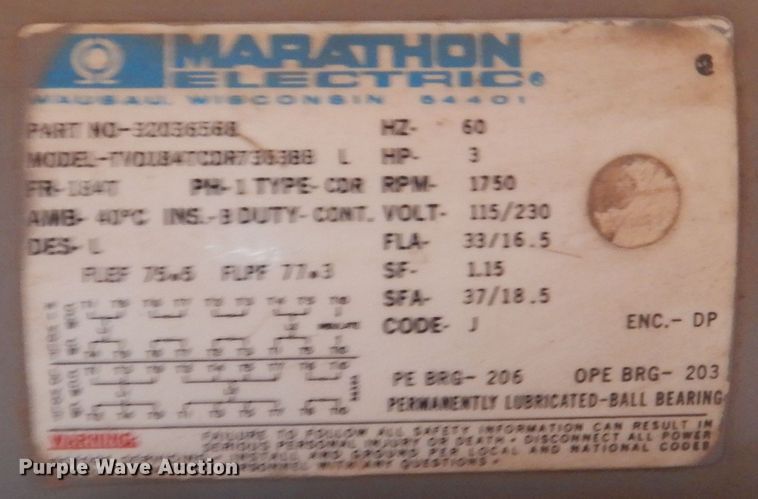 image for item DL6276 Ingersoll Rand T30  air compressor