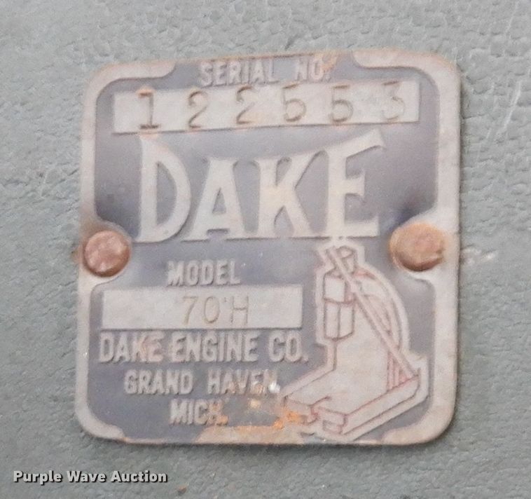 image for item DL6277 Drake 70H  press