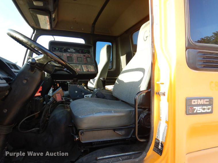 image for item DM1365 1998 GMC C7500  street sweeper truck