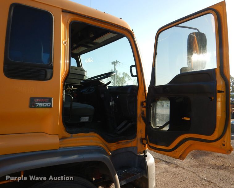 image for item DM1365 1998 GMC C7500  street sweeper truck