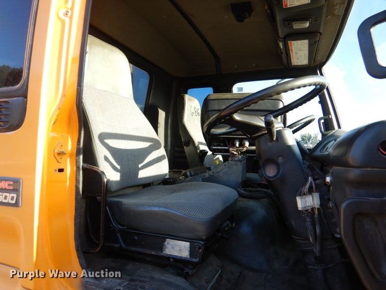 image for item DM1365 1998 GMC C7500  street sweeper truck