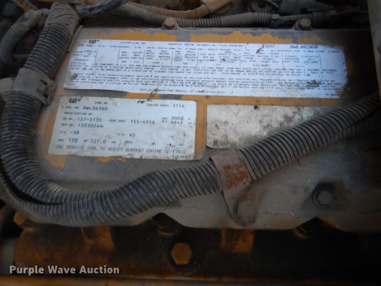 image for item DM1365 1998 GMC C7500  street sweeper truck