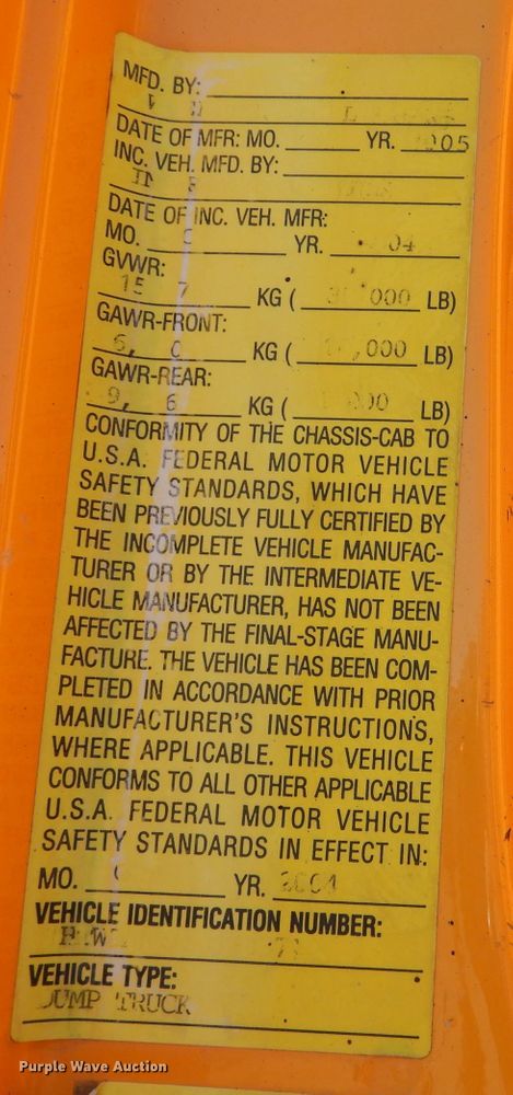 image for item DM1377 2005 International WorkStar 7400  Crew Cab dump truck