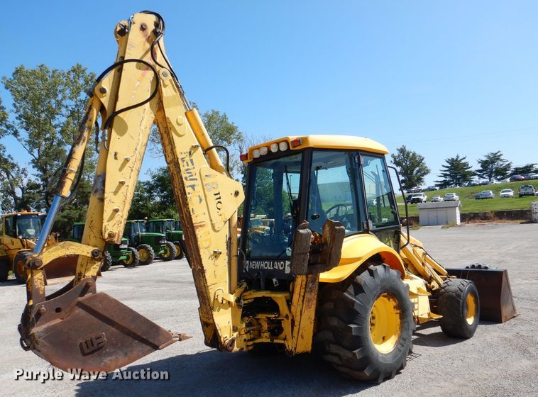 image for item DM1386 2002 New Holland LB110B  backhoe