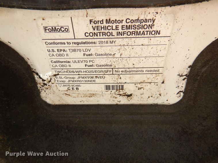 image for item DM1387 2018 Ford Fusion