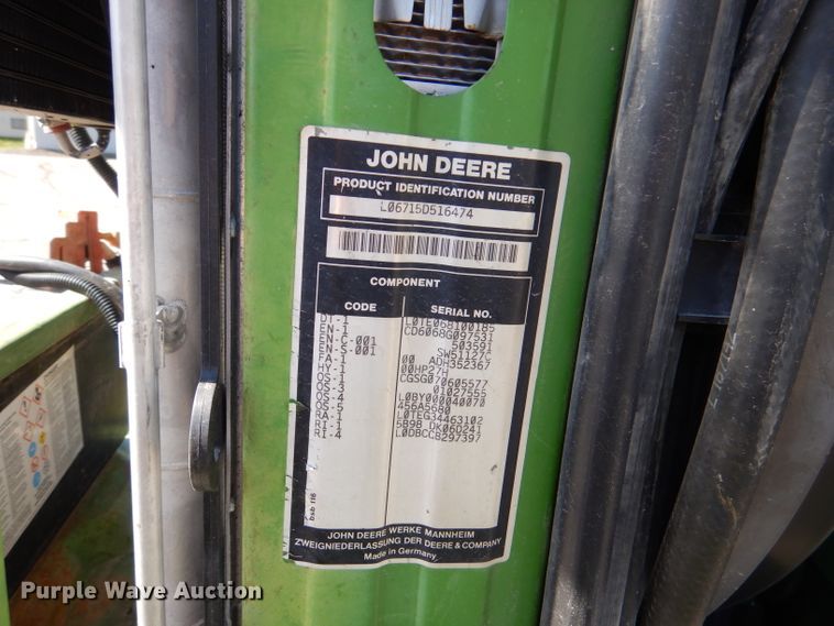 image for item DM1390 John Deere 6715  MFWD tractor